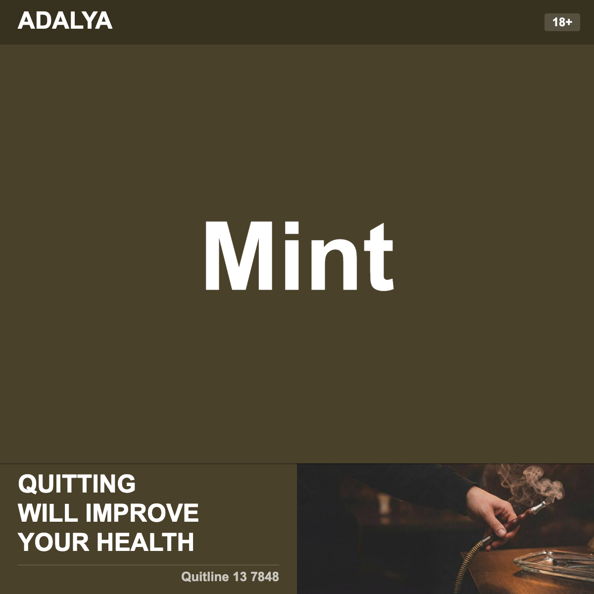 Adalya Mint Shisha Tobacco Flavour