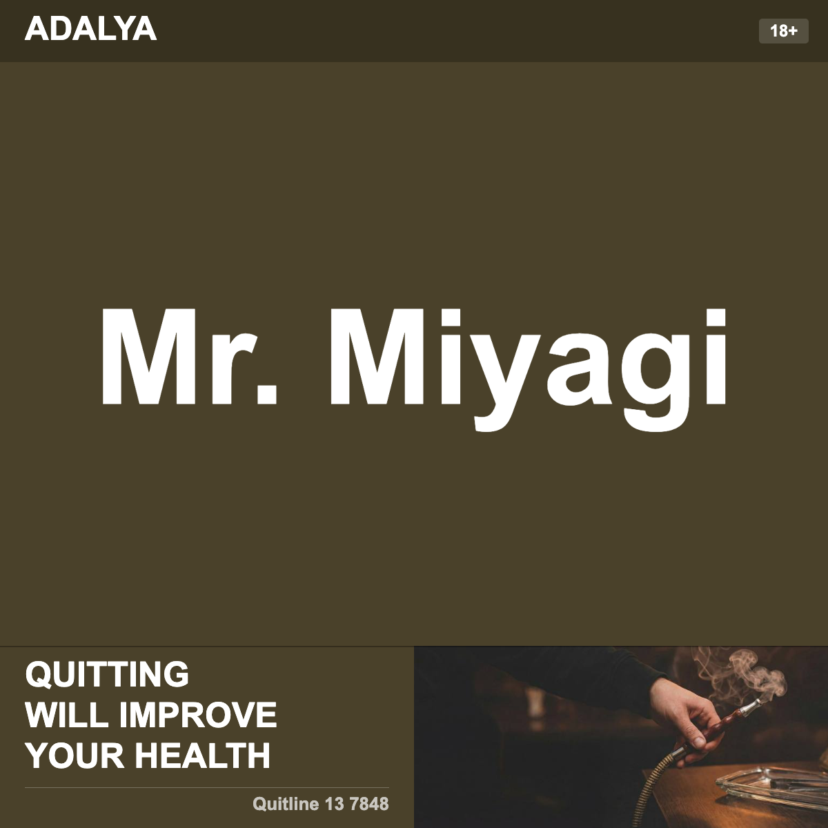 Adalya Mr. Miyagi Shisha Tobacco Flavour