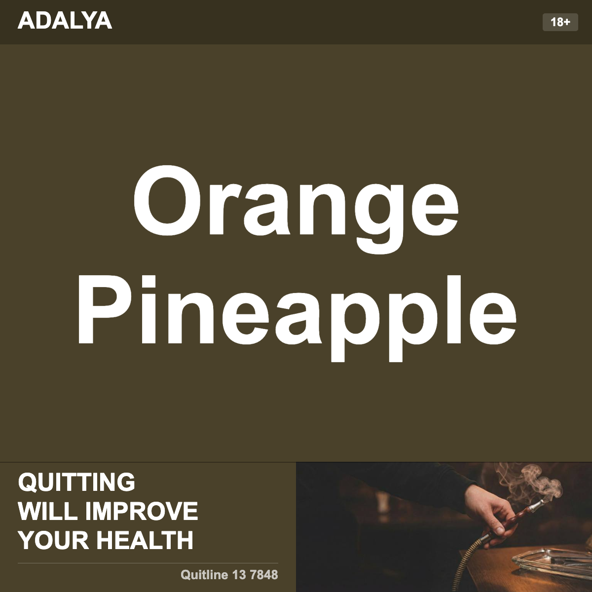 Adalya Orange Pineapple Shisha Tobacco Flavour