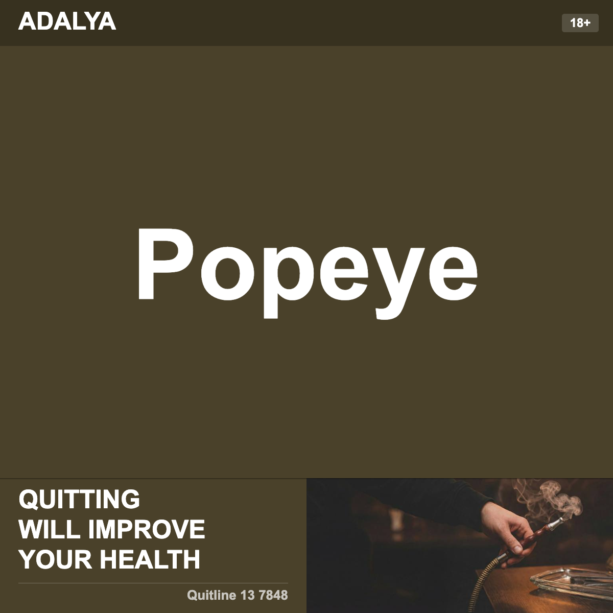 Adalya Popeye Shisha Tobacco Flavour