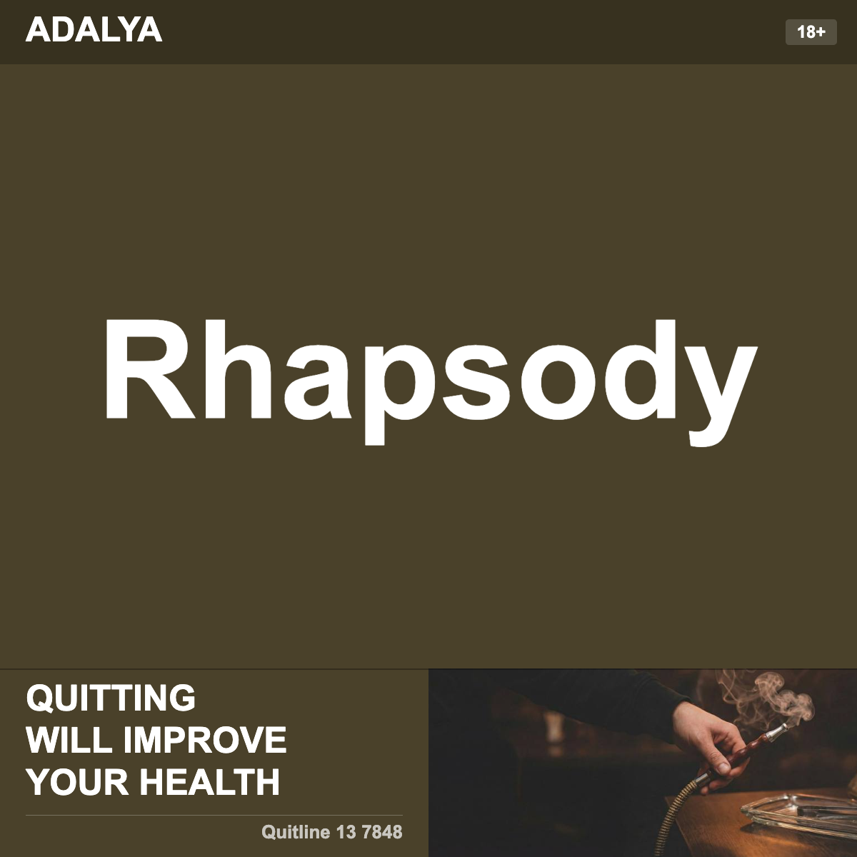 Adalya Rhapsody Shisha Tobacco Flavour