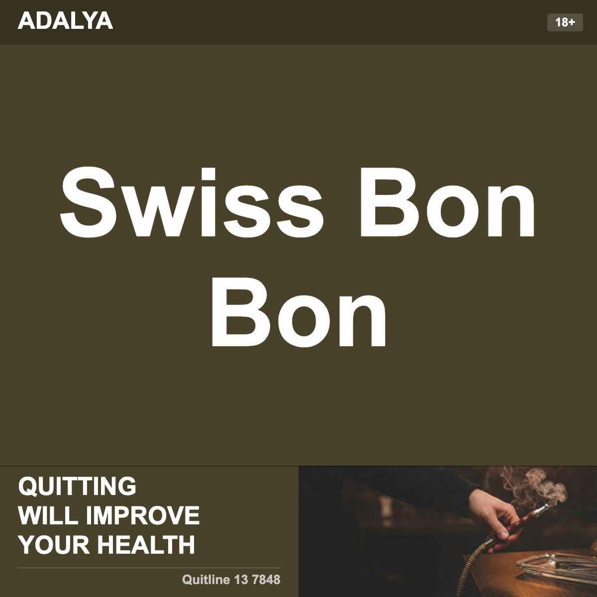 Adalya Swiss Bon Bon Shisha Tobacco Flavour
