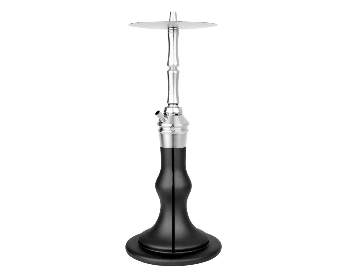 AEON Edition 6 Lounge Plus shisha pipe in Graphite Pearl, full front view on white background