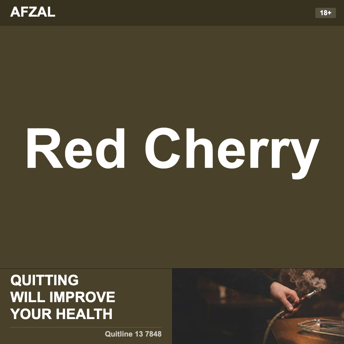 Afzal Red Cherry Shisha Tobacco Flavour