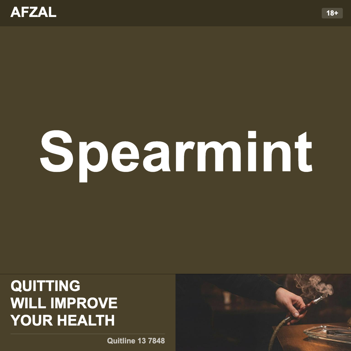 Afzal Spearmint Shisha Tobacco Flavour