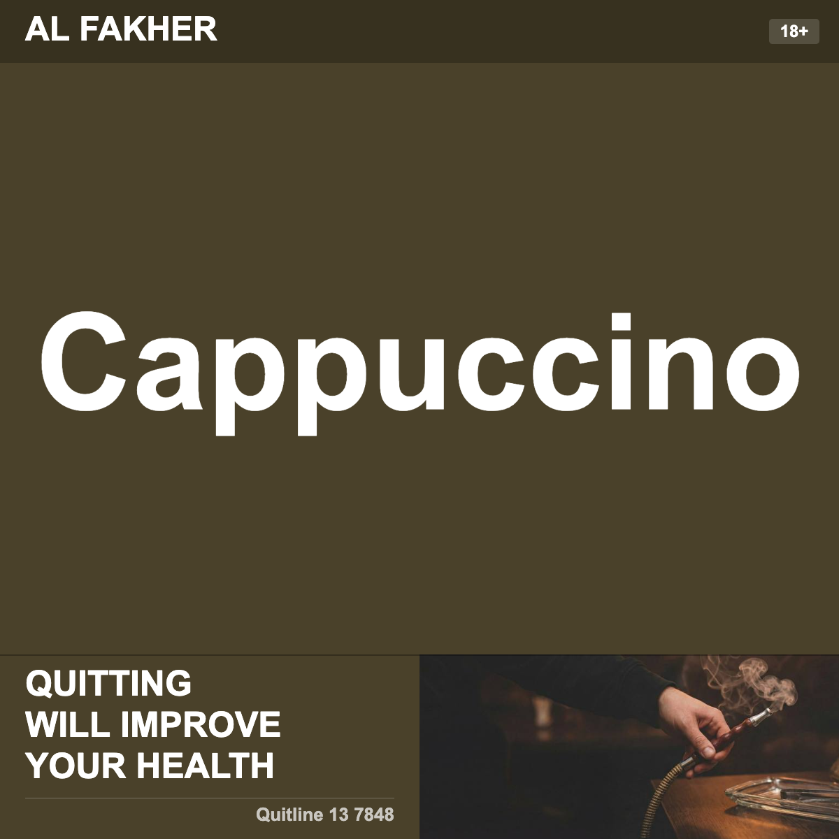 Al Fakher Cappuccino Shisha Tobacco Flavour