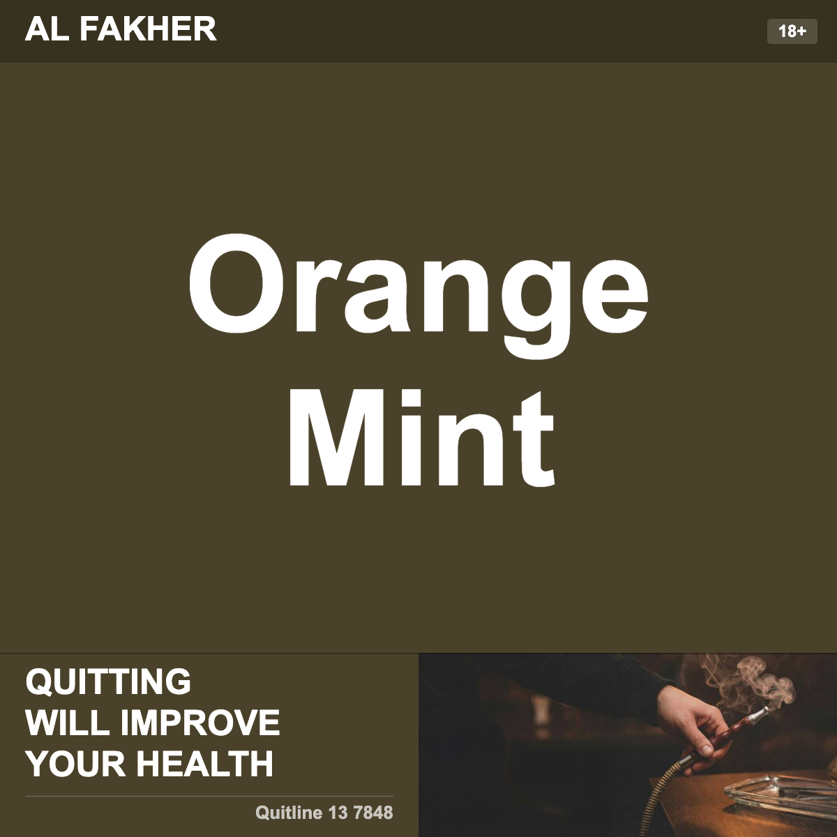 Al Fakher Orange Mint Shisha Tobacco Flavour