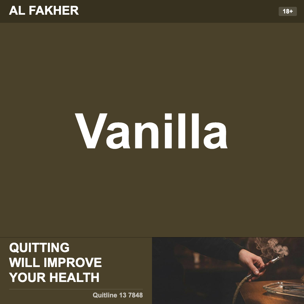 Al Fakher Vanilla Shisha Tobacco Flavour