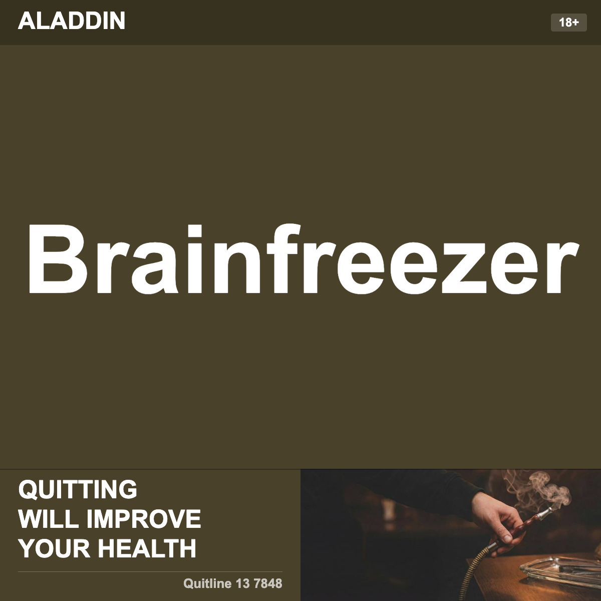 Aladdin Brainfreezer Shisha Tobacco Flavour