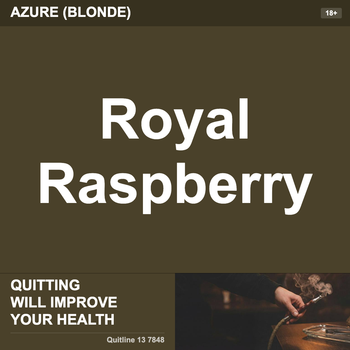 Azure (Blonde) Royal Raspberry