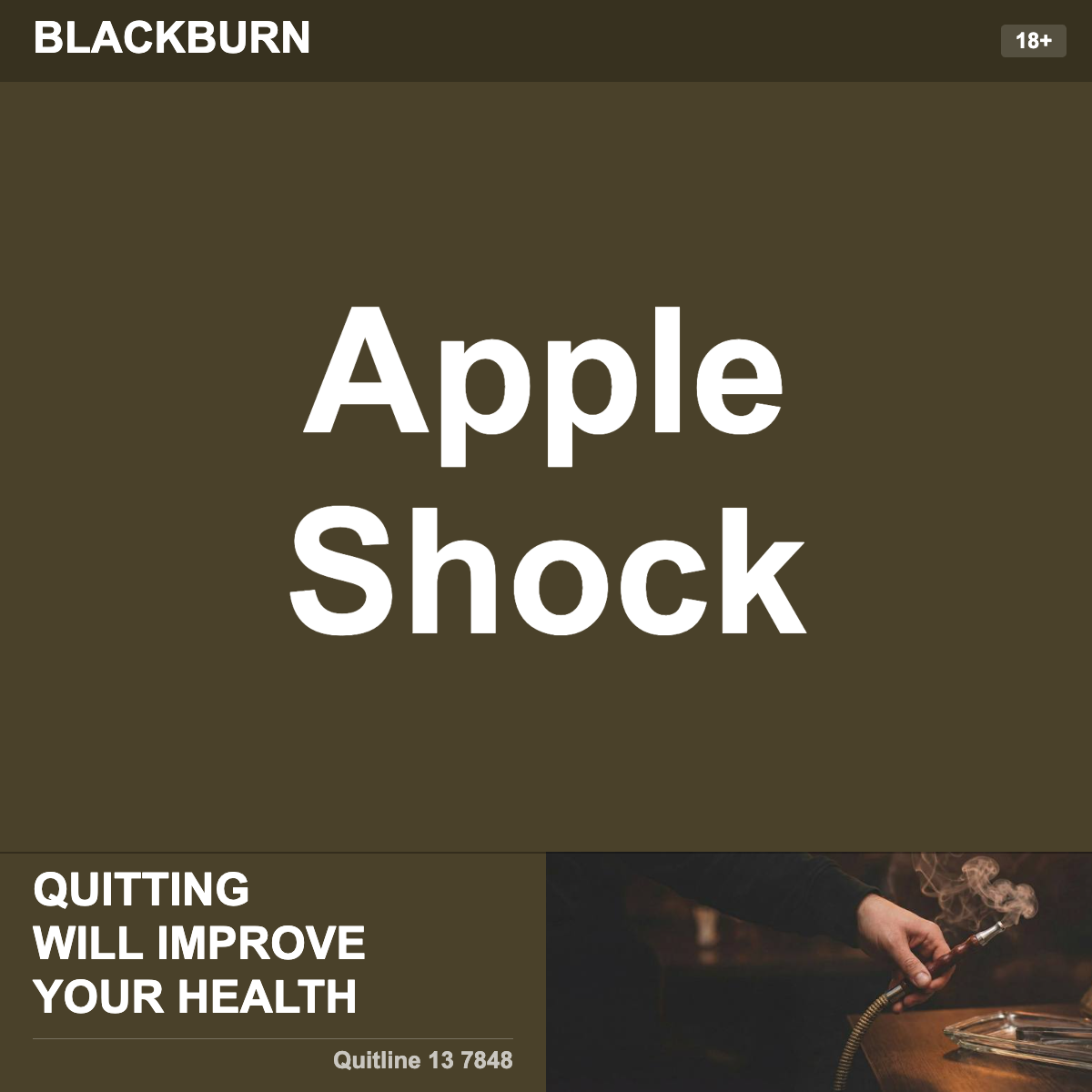 Blackburn Apple Shock Shisha Tobacco Flavour
