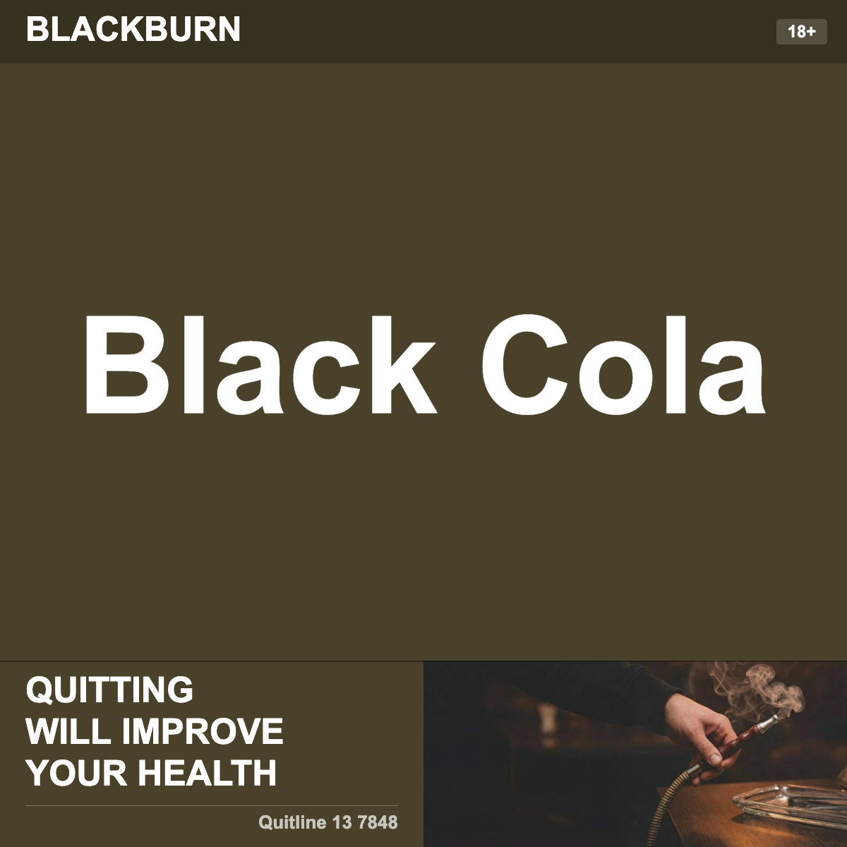Blackburn Black Cola Shisha Tobacco Flavour