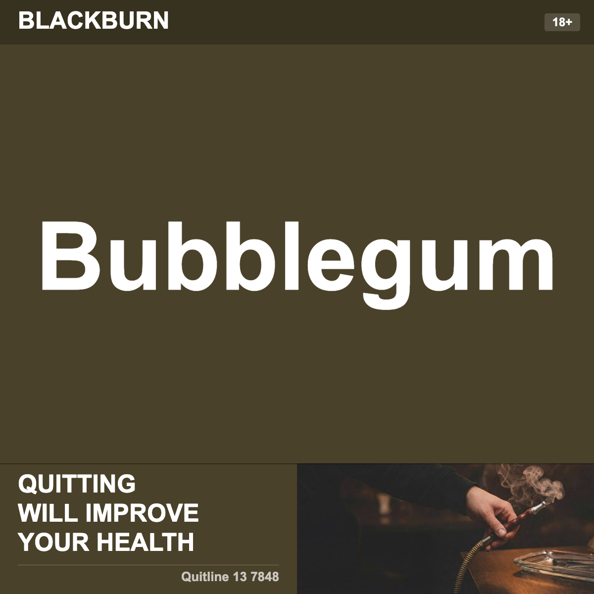 Blackburn Bubblegum Shisha Tobacco Flavour