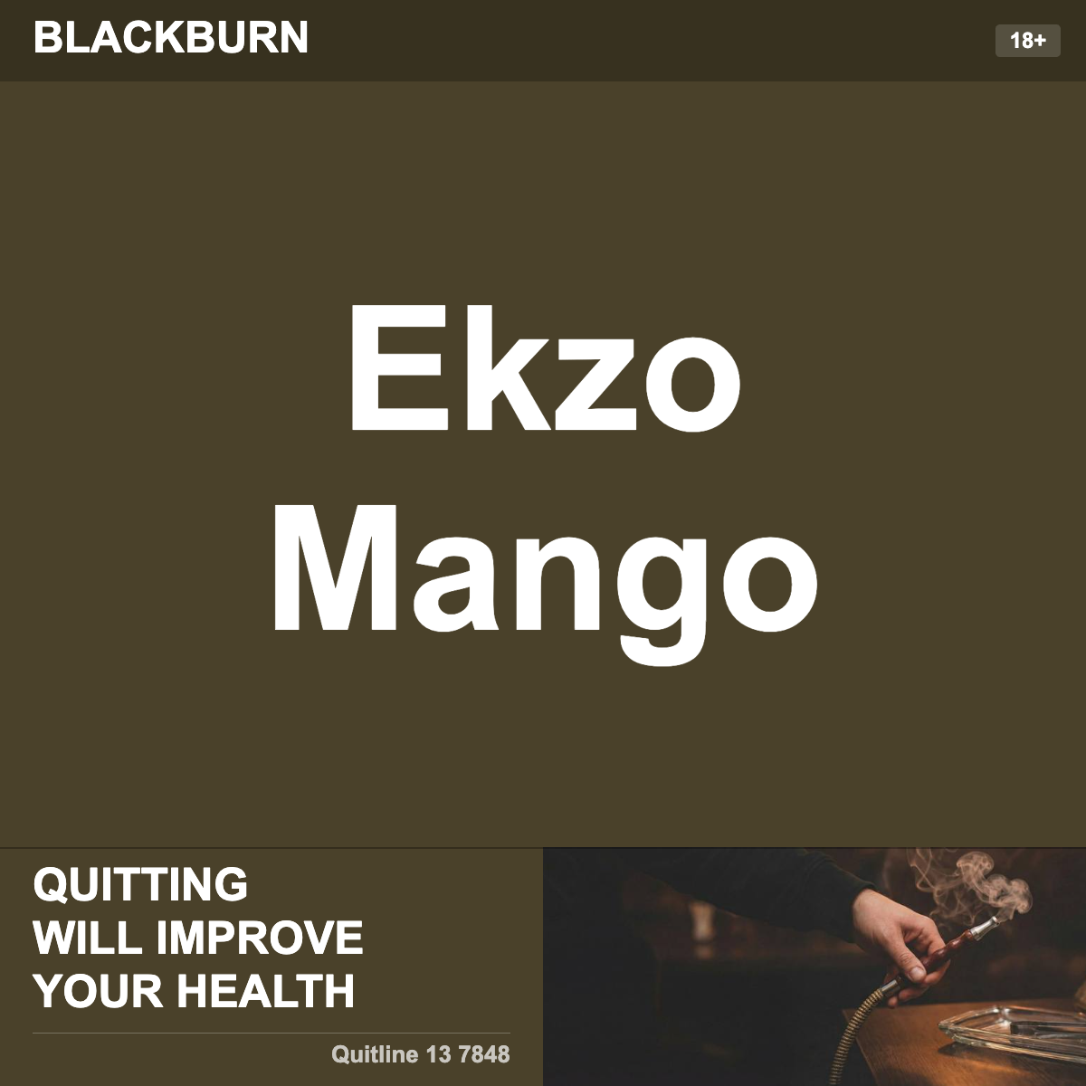 Blackburn Ekzo Mango Shisha Tobacco Flavour