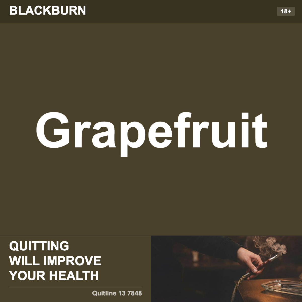Blackburn Grapefruit Shisha Tobacco Flavour