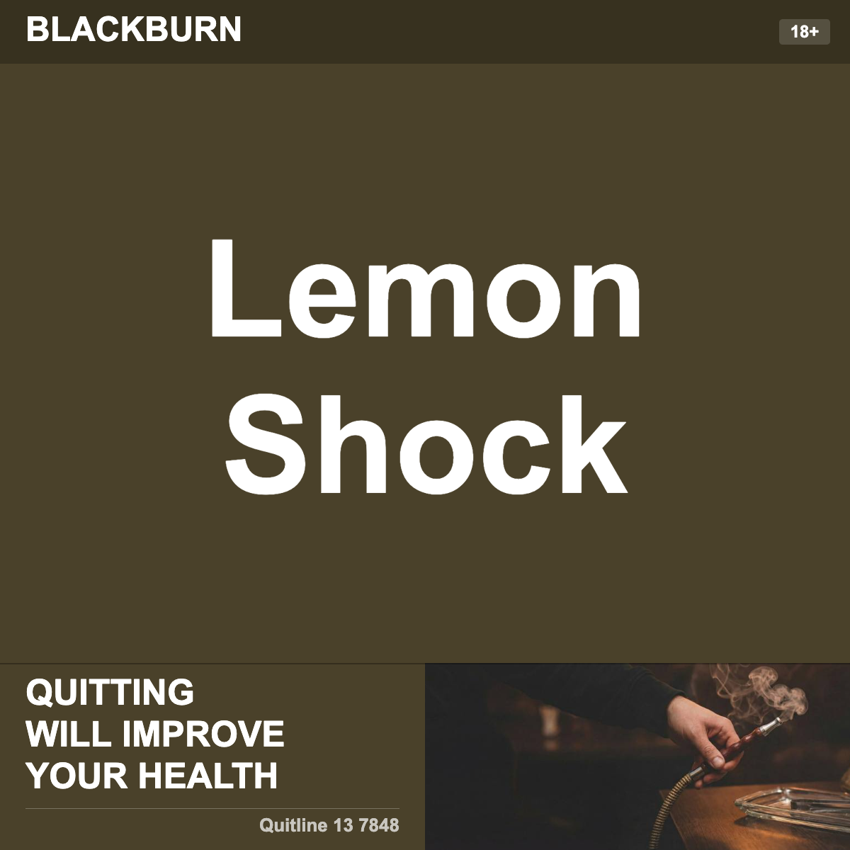 Blackburn Lemon Shock Shisha Tobacco Flavour