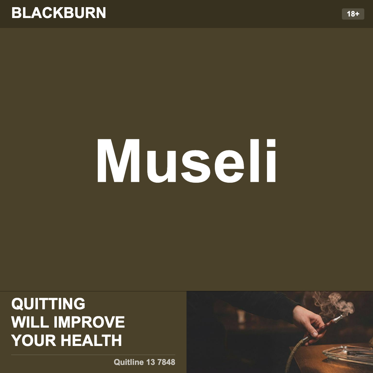 Blackburn Museli Shisha Tobacco Flavour