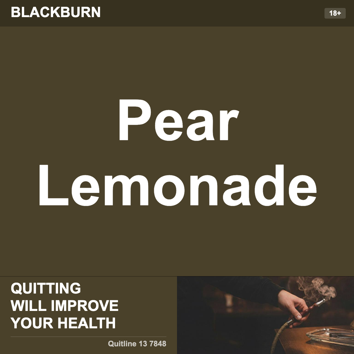Blackburn Pear Lemonade Shisha Tobacco Flavour
