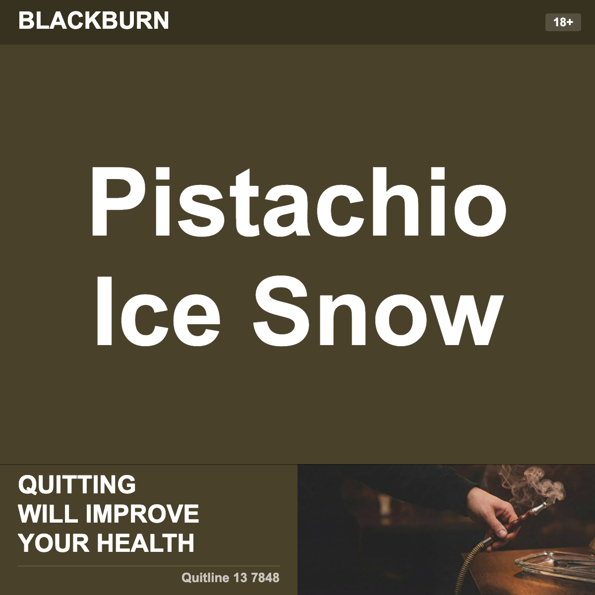 Blackburn Pistachio Ice Snow Shisha Tobacco Flavour