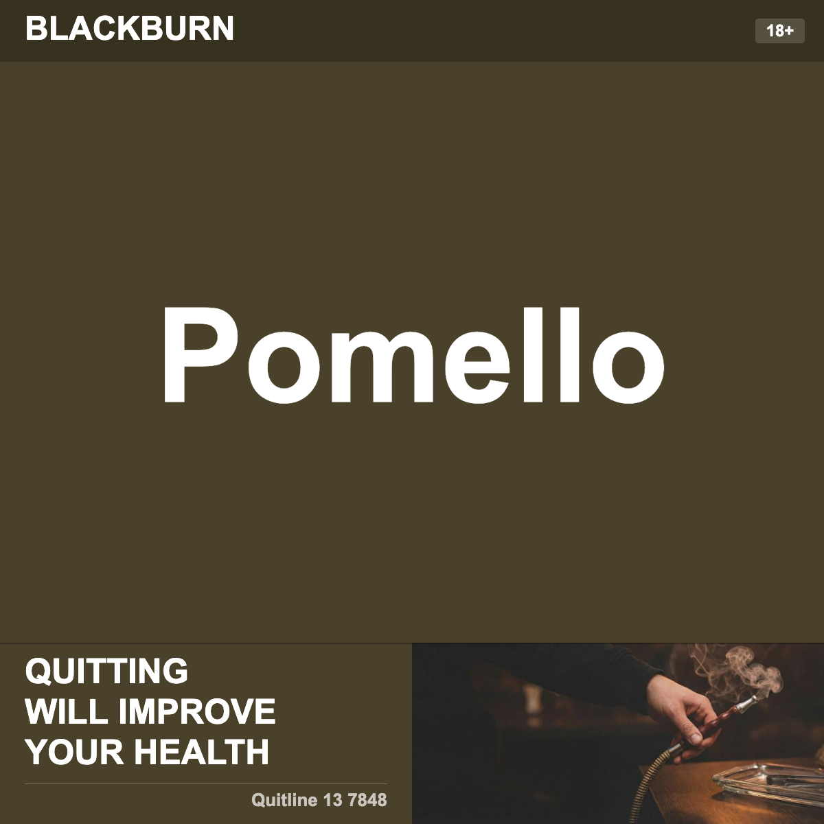 Blackburn Pomello Shisha Tobacco Flavour