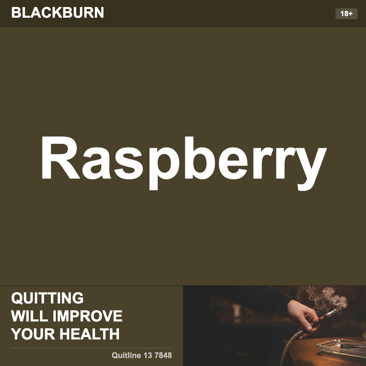 Blackburn Raspberry Shisha Tobacco Flavour