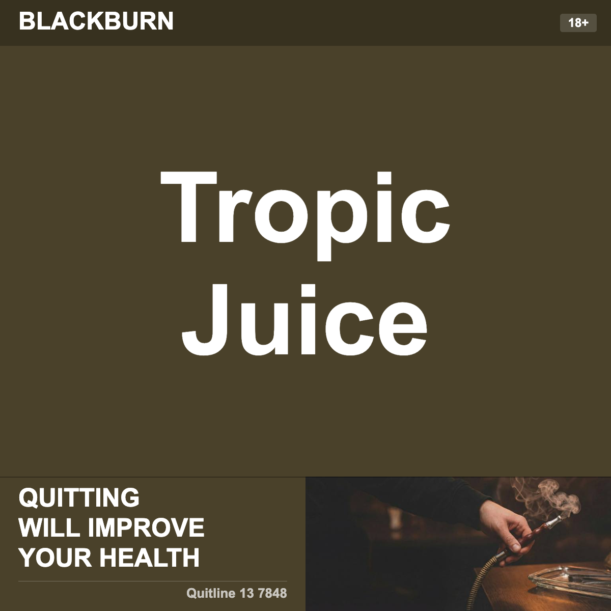 Blackburn Tropic Juice Shisha Tobacco Flavour