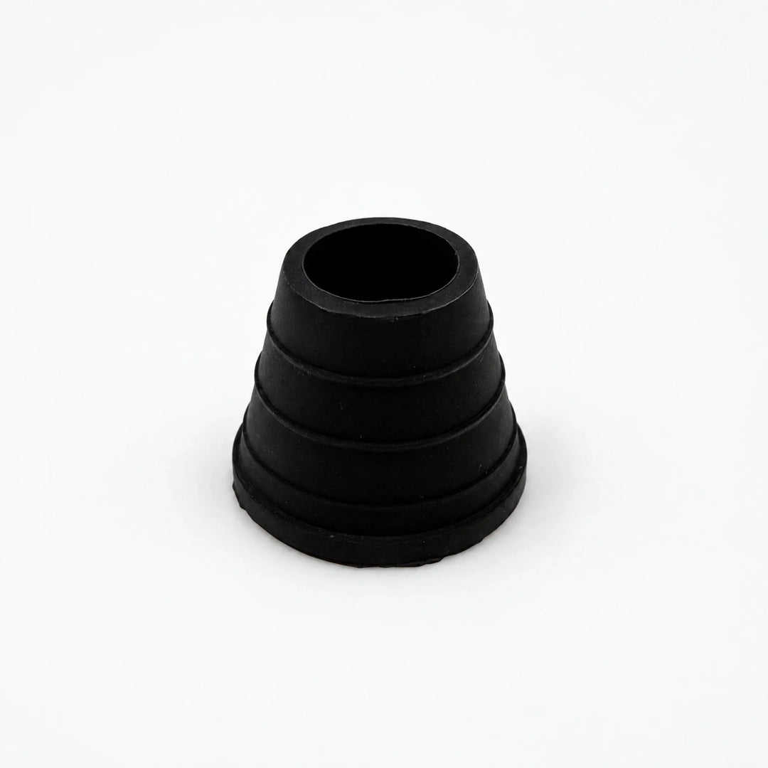 Essentials Classic black rubber shisha head grommet with stepped shape