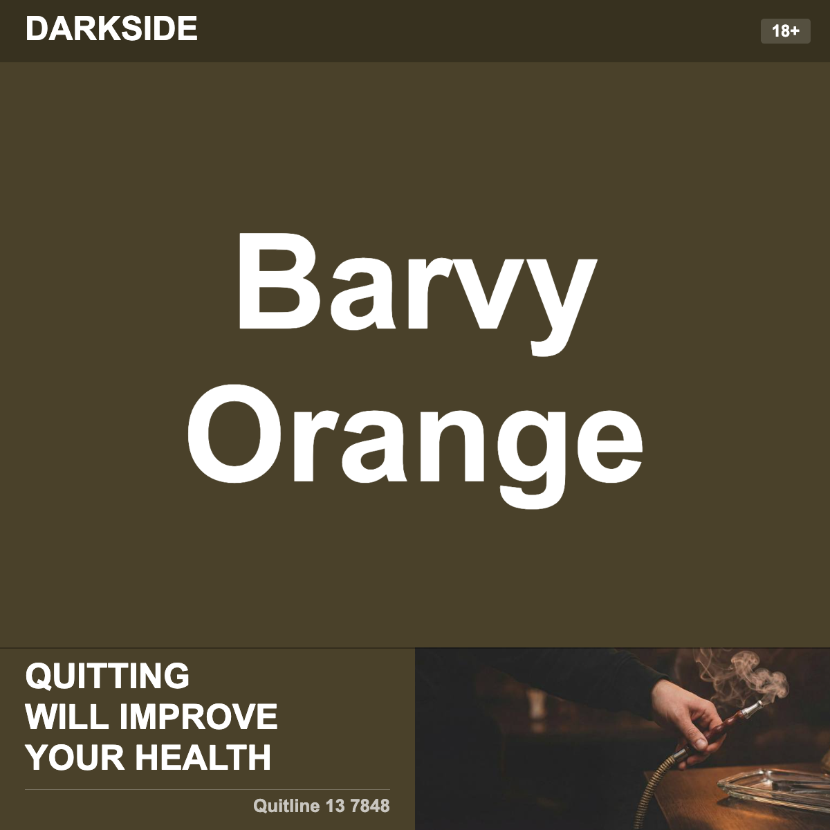 Darkside Barvy Orange Shisha Tobacco Flavour