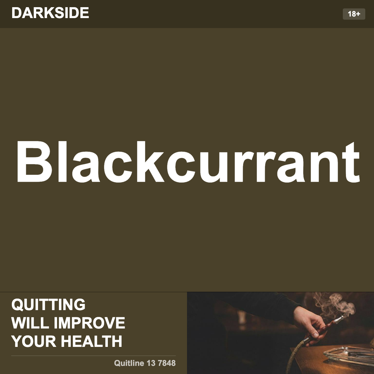 Darkside Blackcurrant Shisha Tobacco Flavour