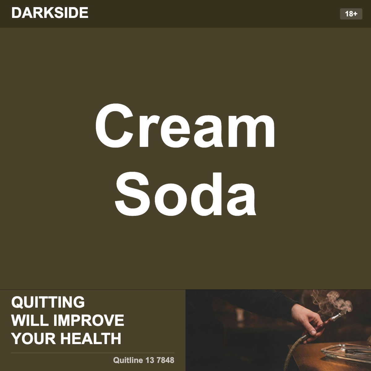 Darkside Cream Soda Shisha Tobacco Flavour
