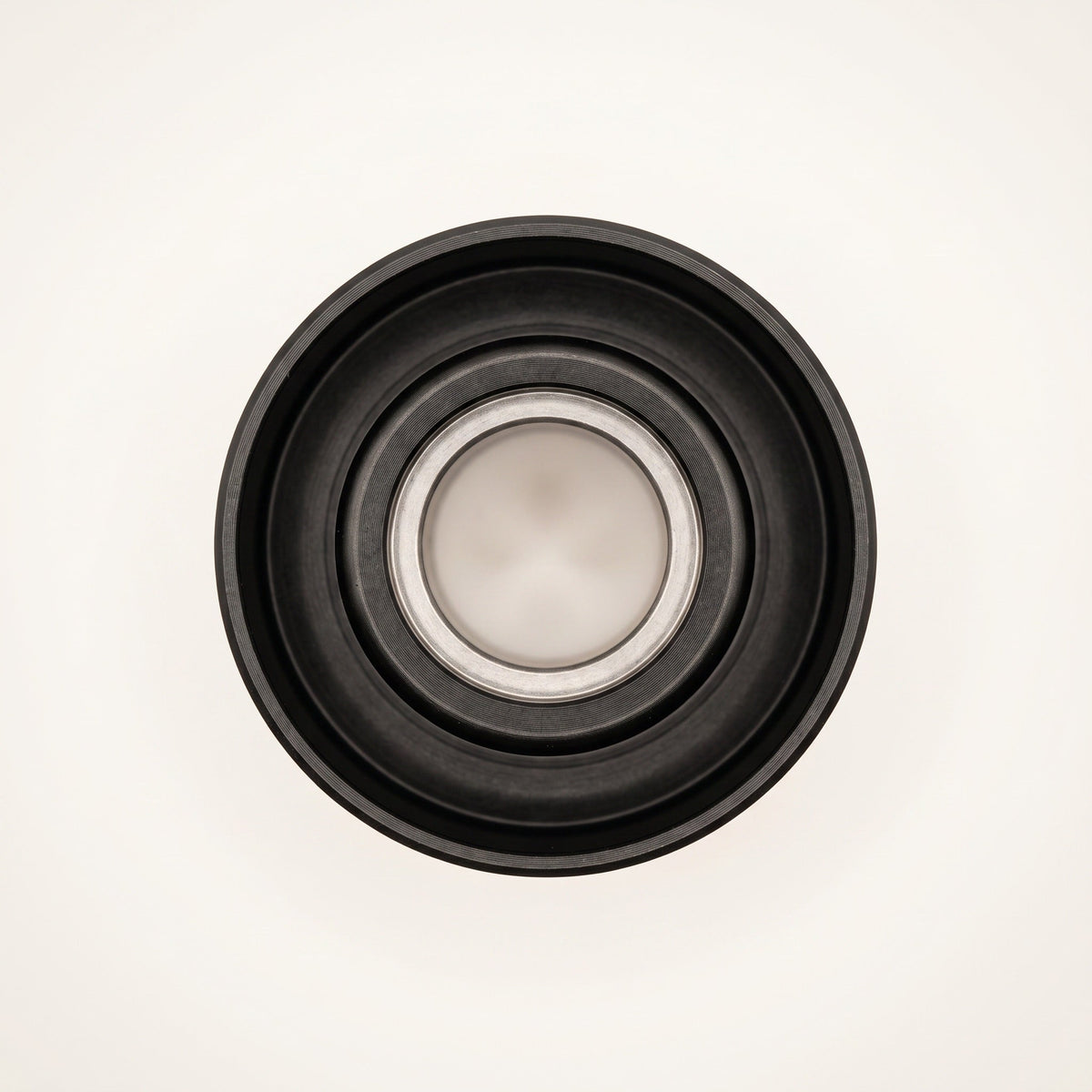 Darkside D-Catcher top view showing concentric machined aluminium rings and central port, image 5 of 13