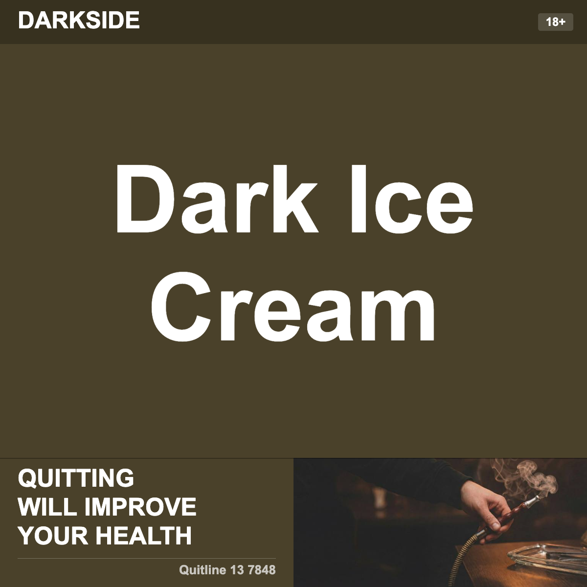 Darkside Dark Ice Cream Shisha Tobacco Flavour