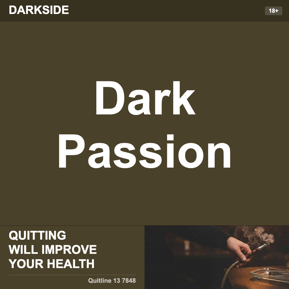 Darkside Dark Passion Shisha Tobacco Flavour