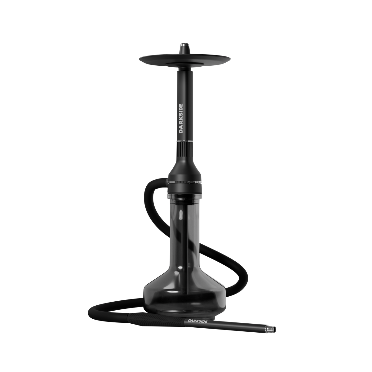 Darkside Neo Black 10 Years Limited shisha, full assembled view on white background