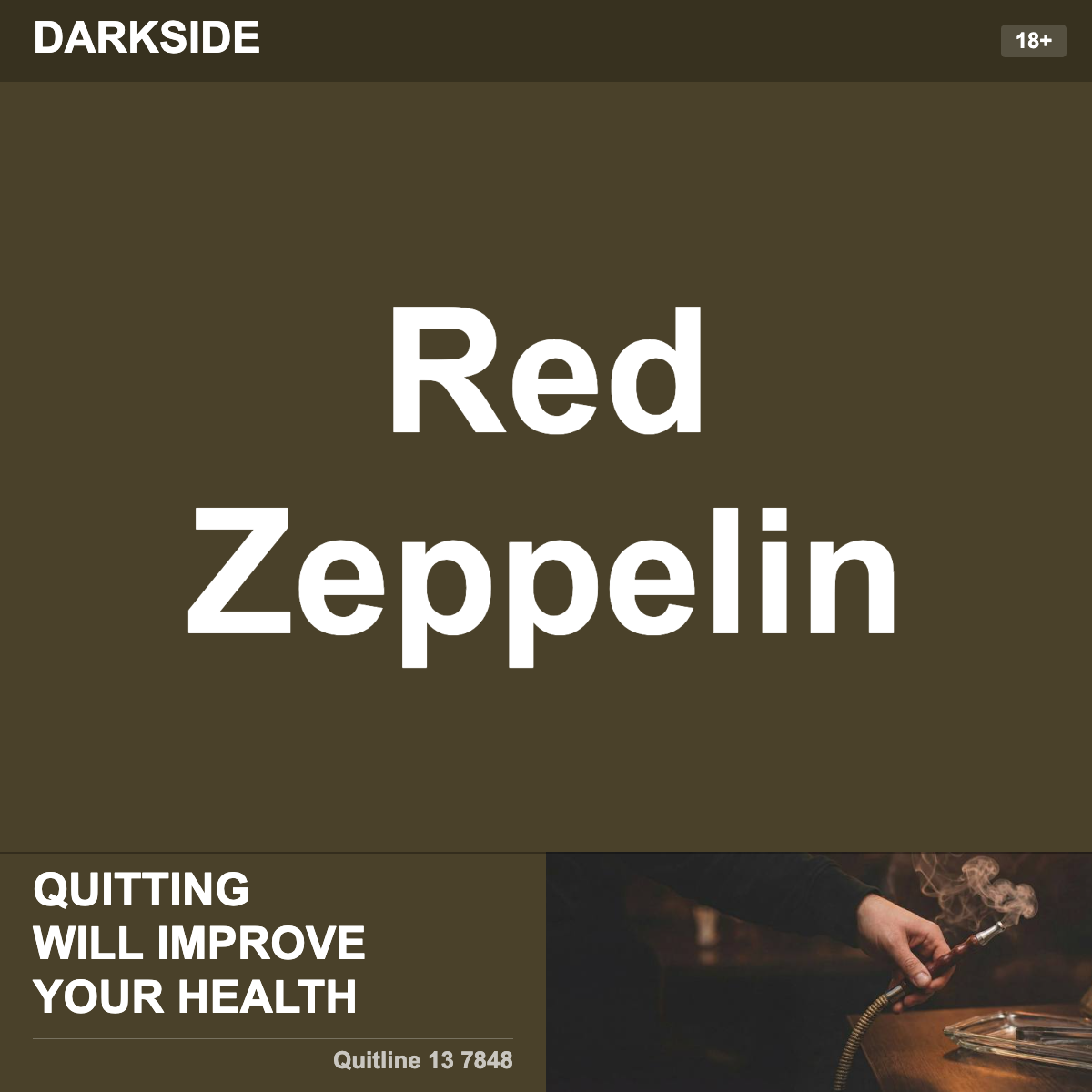 Darkside Red Zeppelin Shisha Tobacco Flavour