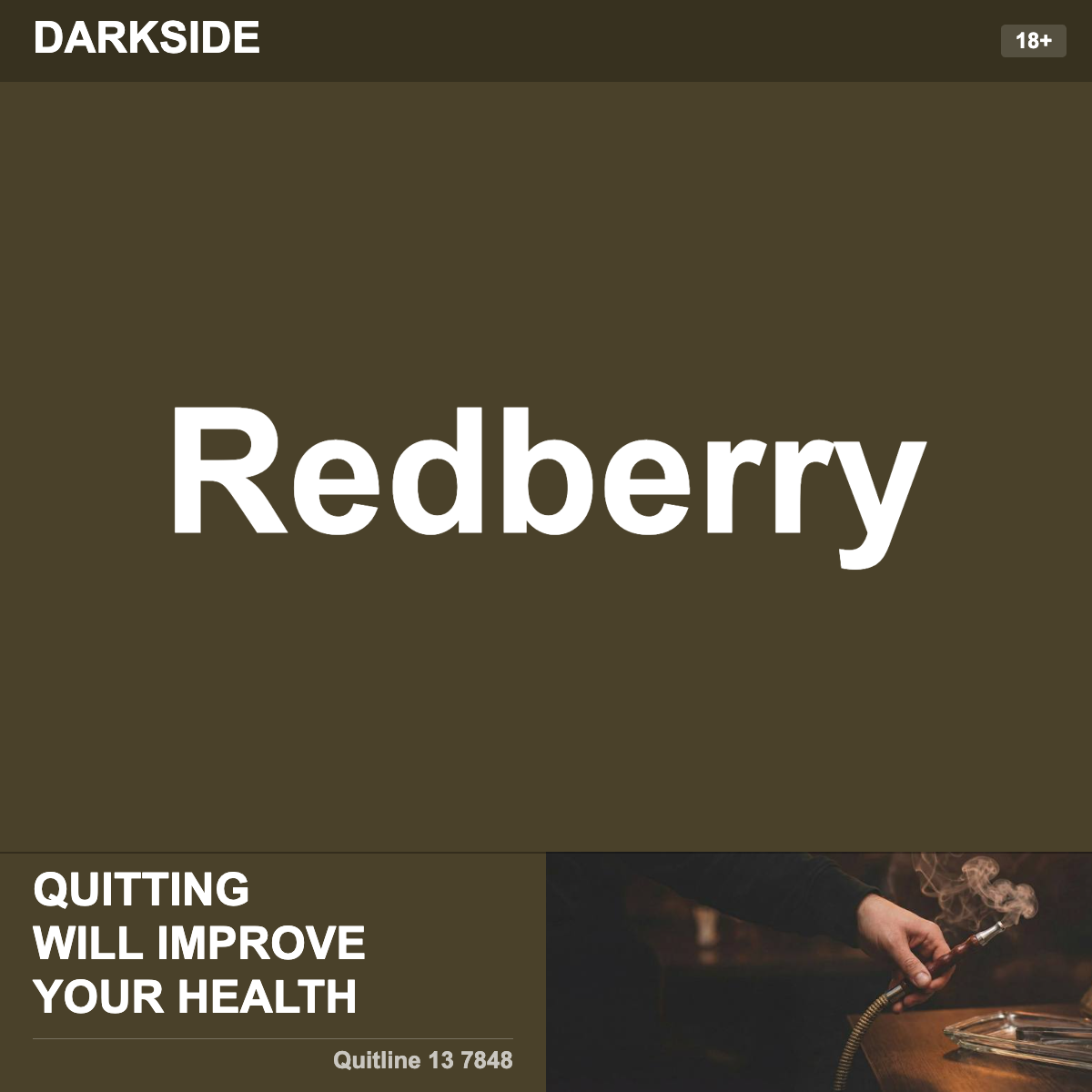 Darkside Redberry Shisha Tobacco Flavour