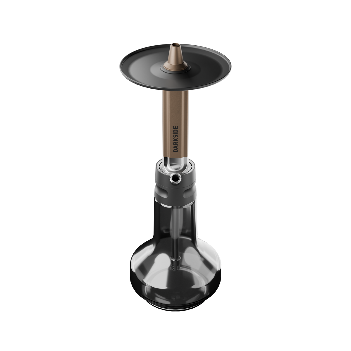 Darkside EVO Bronze base fitting and stem joint shown from an angled front view