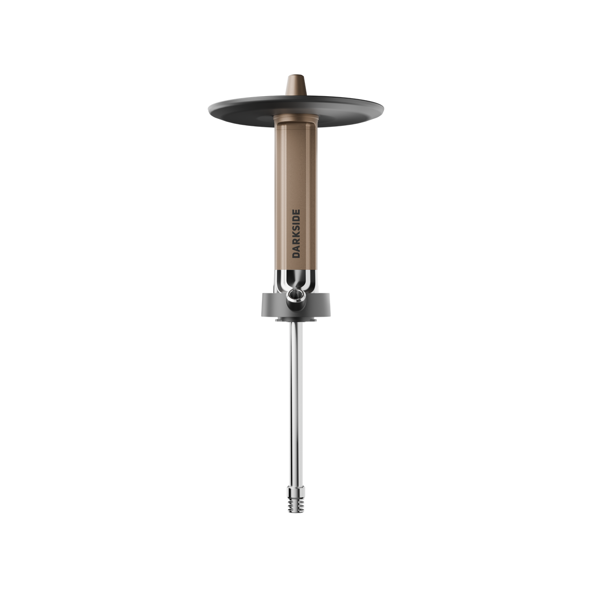 Darkside EVO Bronze stem shown alone with coal plate and diffuser tube attached