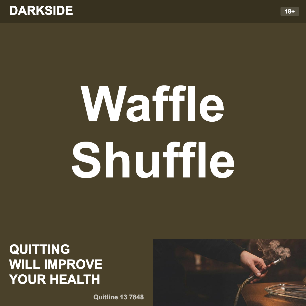 Darkside Waffle Shuffle Shisha Tobacco Flavour