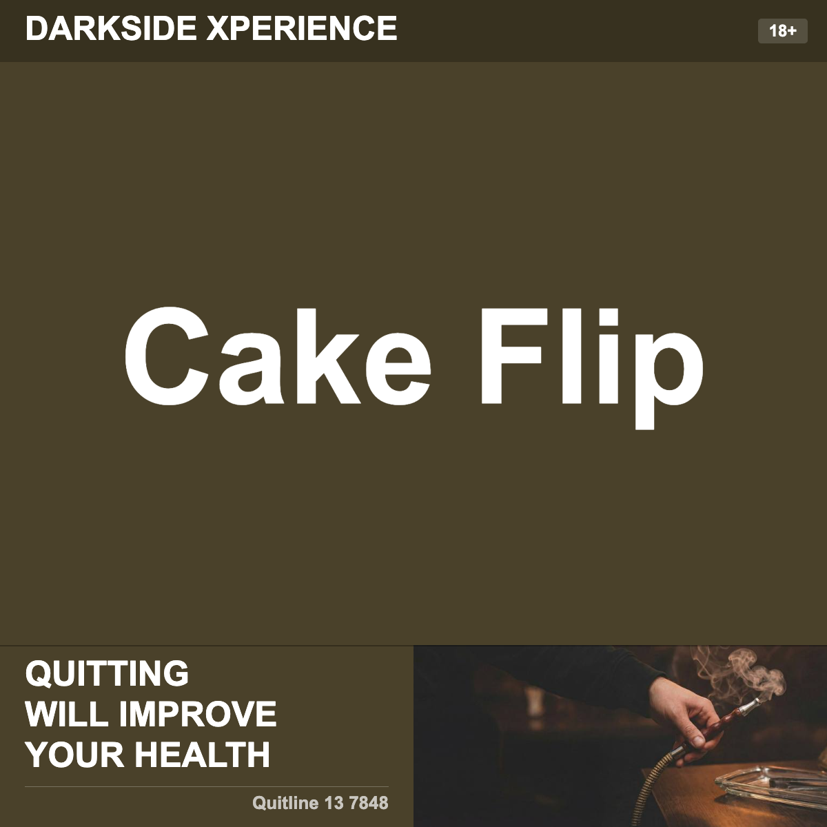 Darkside Xperience Cake Flip Shisha Tobacco Flavour