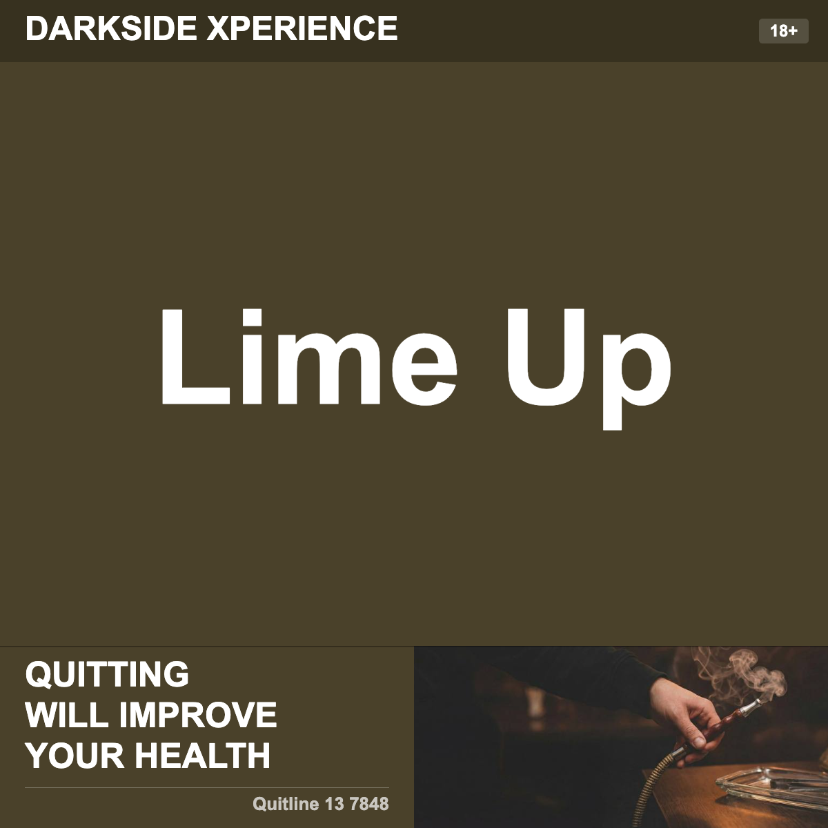Darkside Xperience Lime Up Shisha Tobacco Flavour