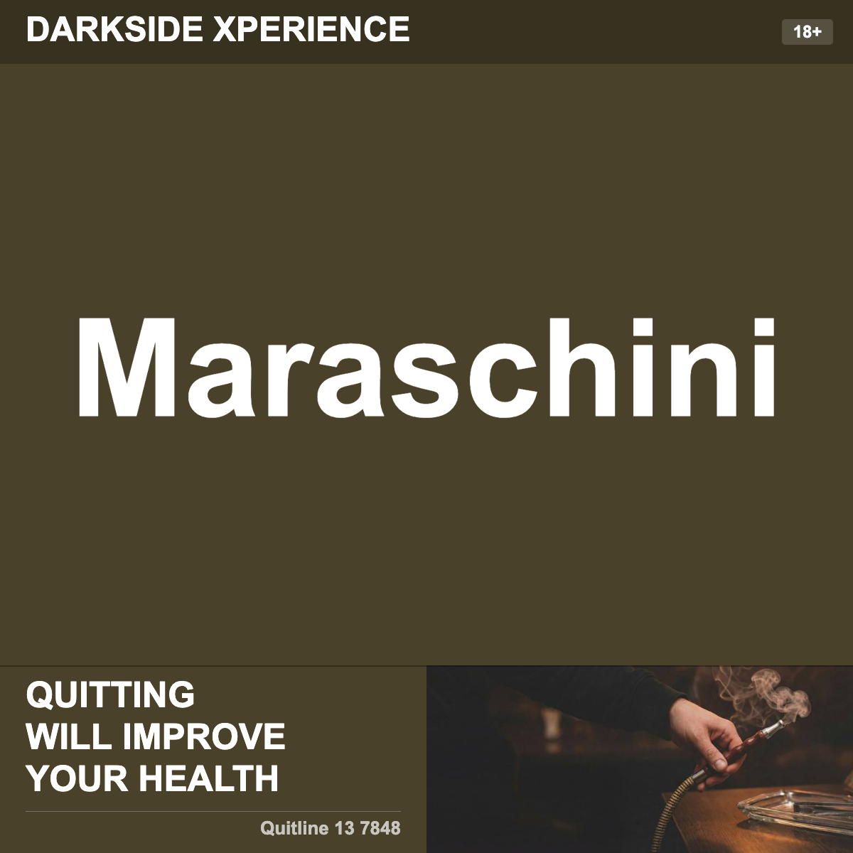 Darkside Xperience Maraschini Shisha Tobacco Flavour