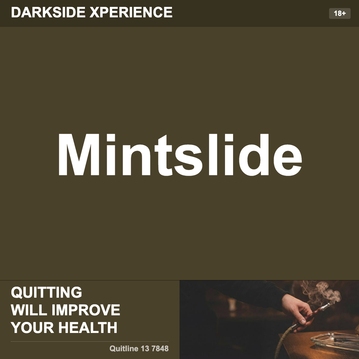 Darkside Xperience Mintslide Shisha Tobacco Flavour