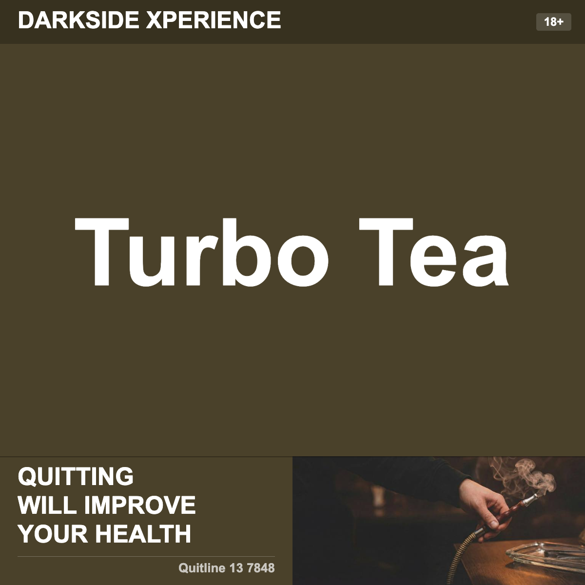 Darkside Xperience Turbo Tea — Melbourne Shisha Store