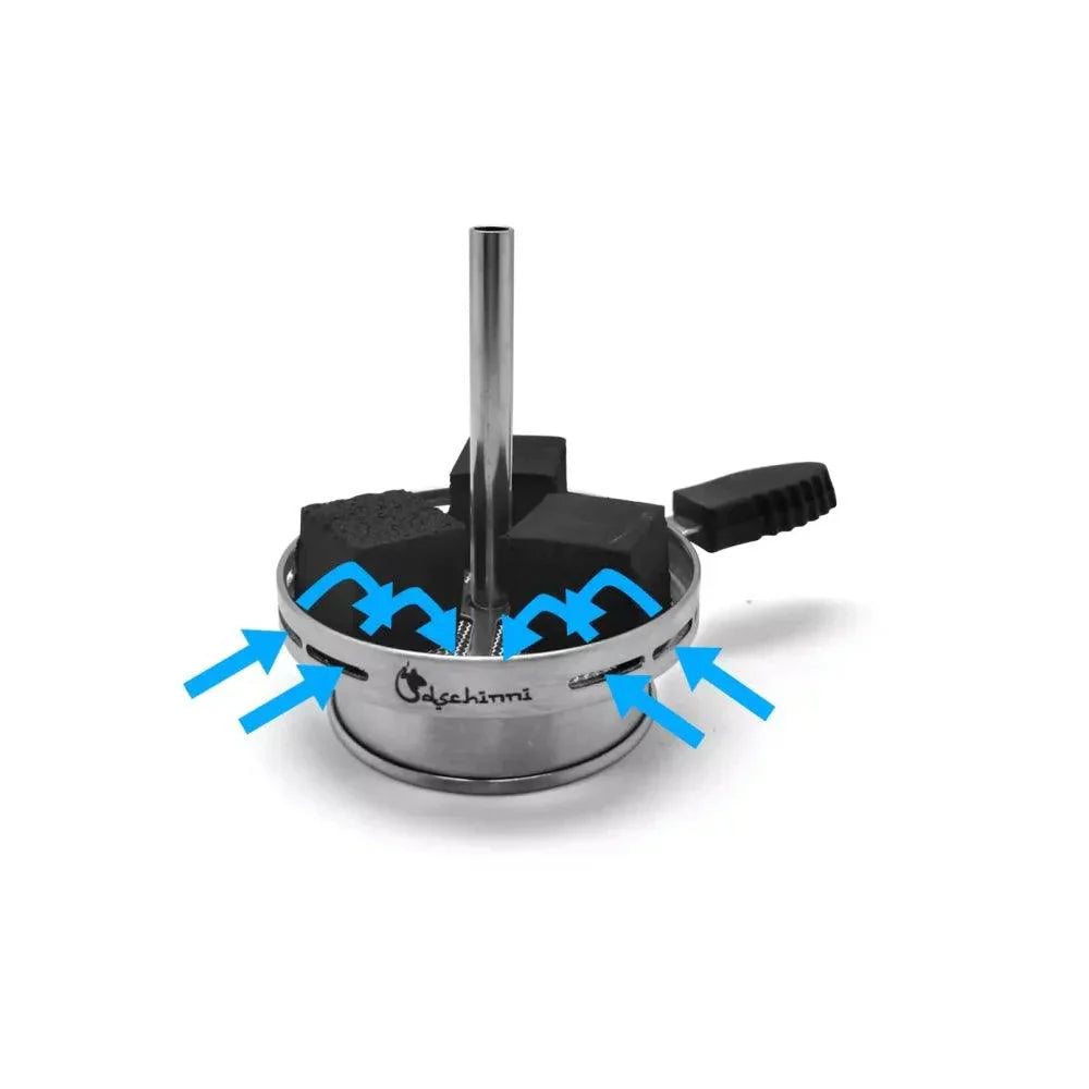 Dschinni Vulcan Air 2.0 Hot Screen – 304 SS, Air-Flow Chimney 5