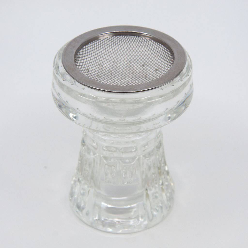 Essentials - Crystal Glass Hookah Bowl with Net Shisha Set - The Premium Way