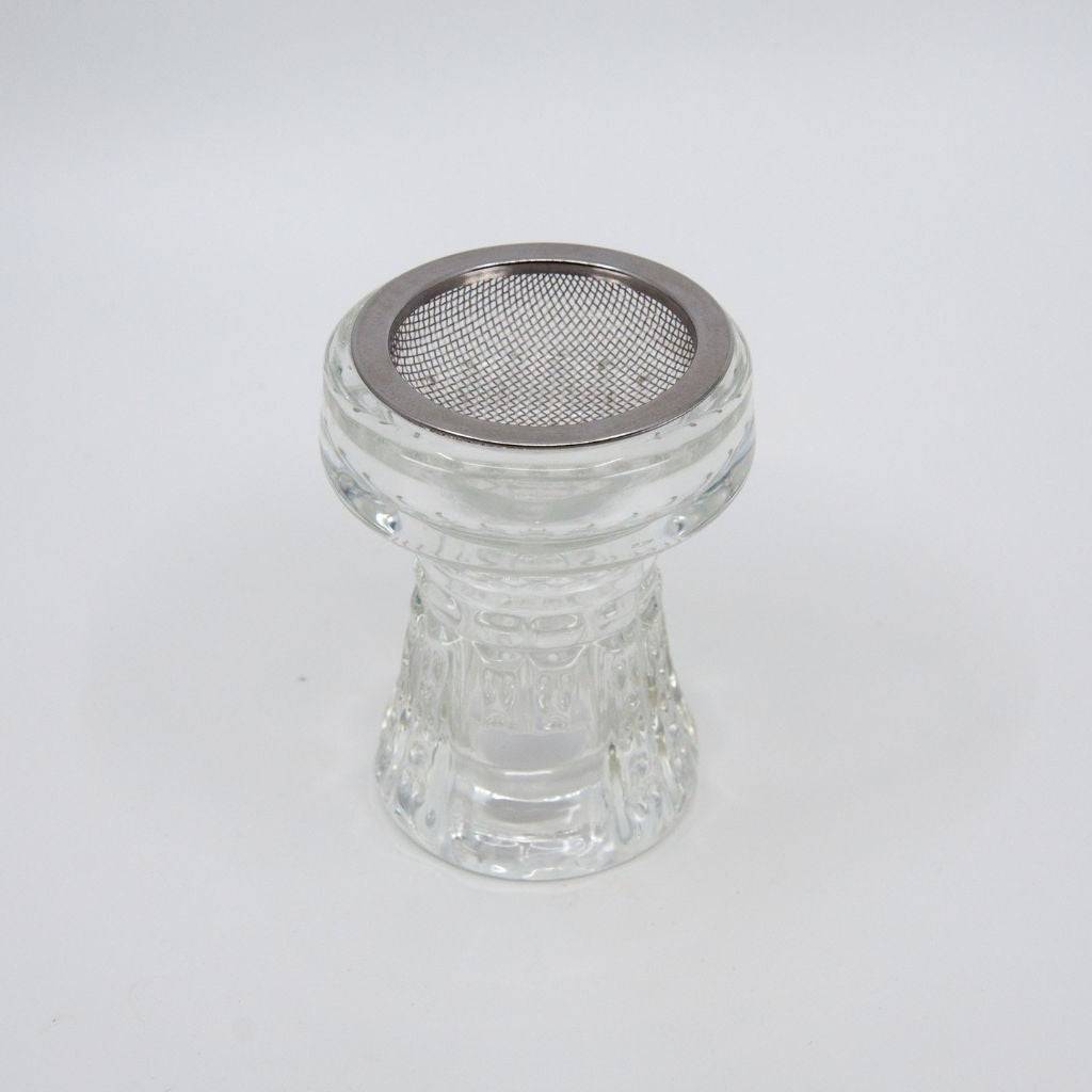 Essentials - Crystal Glass Hookah Bowl with Net Shisha Set - The Premium Way