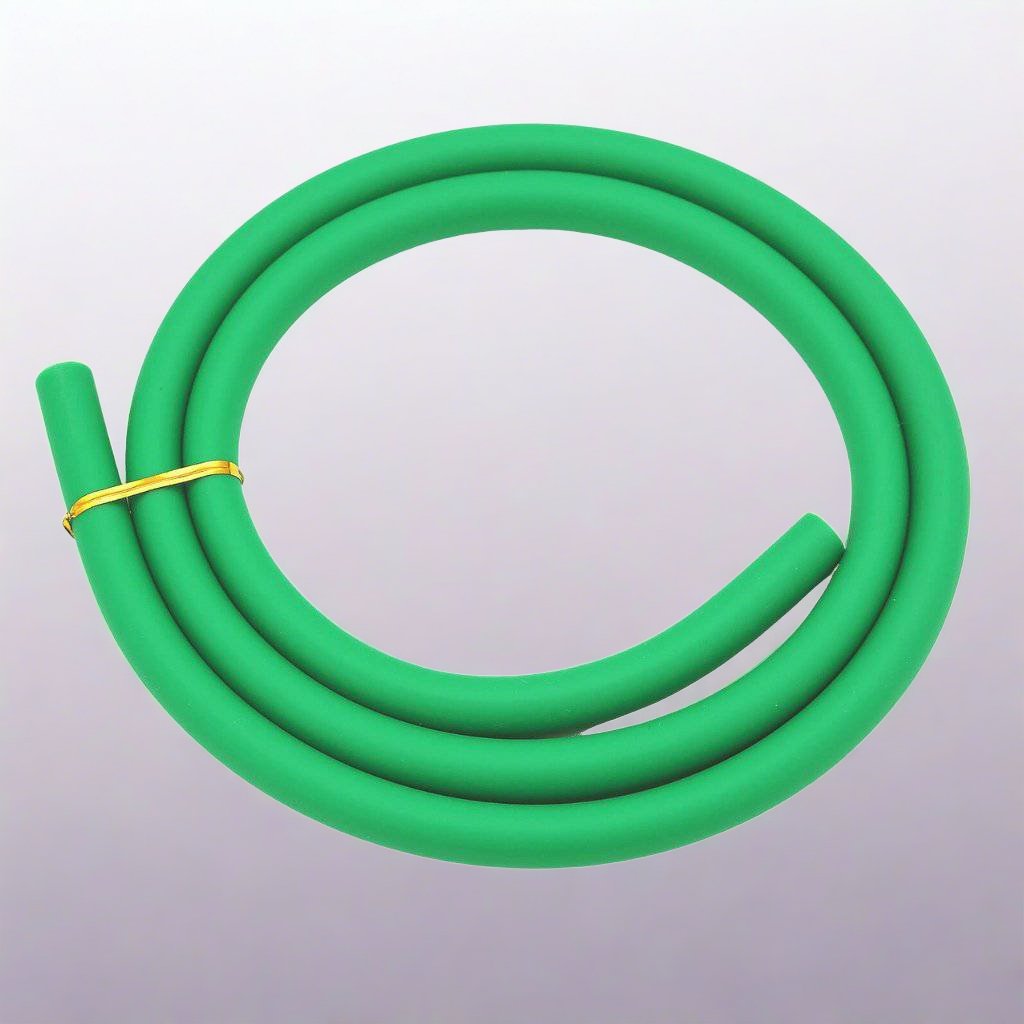 Essentials - Essentials Shisha Silicone Matte Hose - Green, image 6 of 6