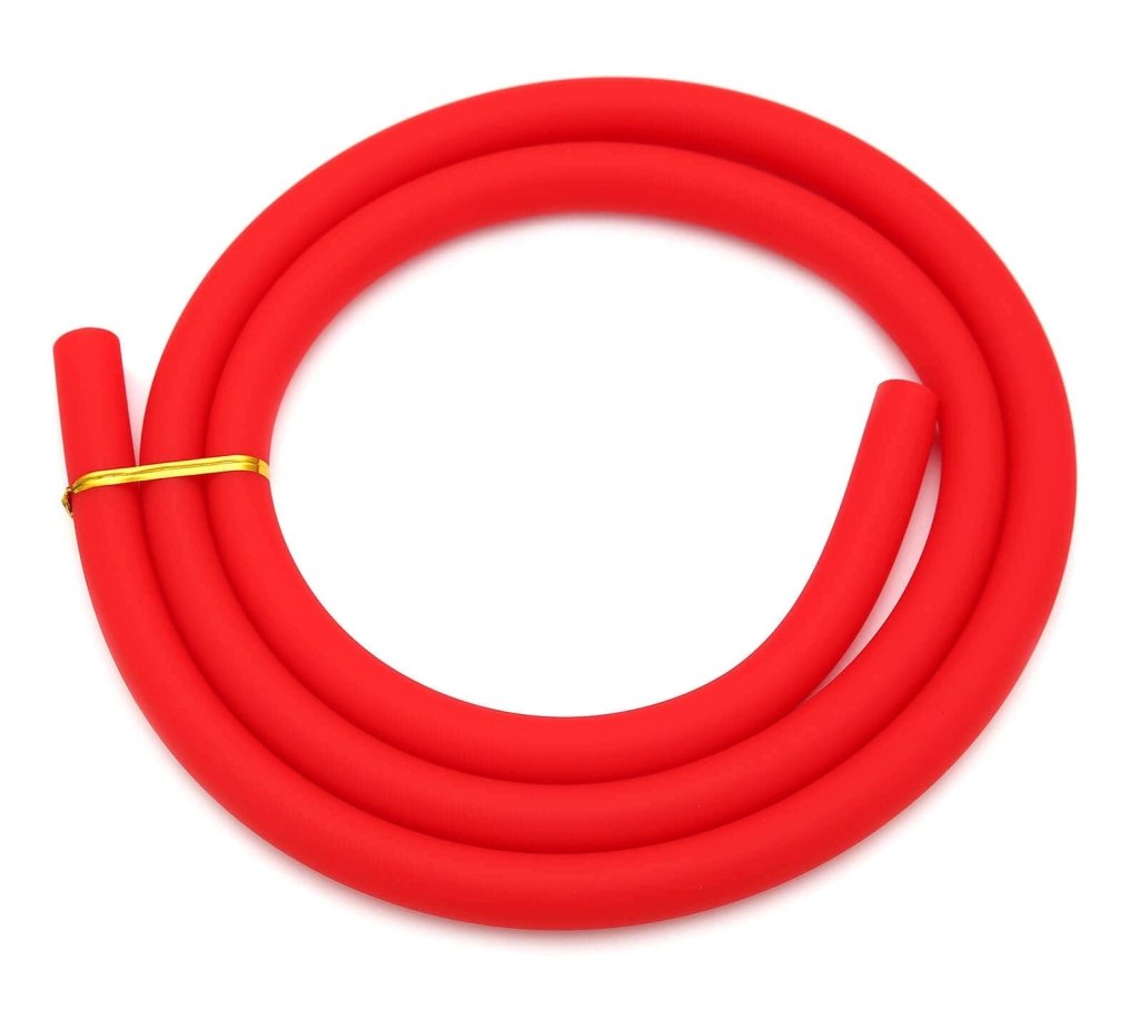 Essentials - Essentials Shisha Silicone Matte Hose - Red, image 6 of 6