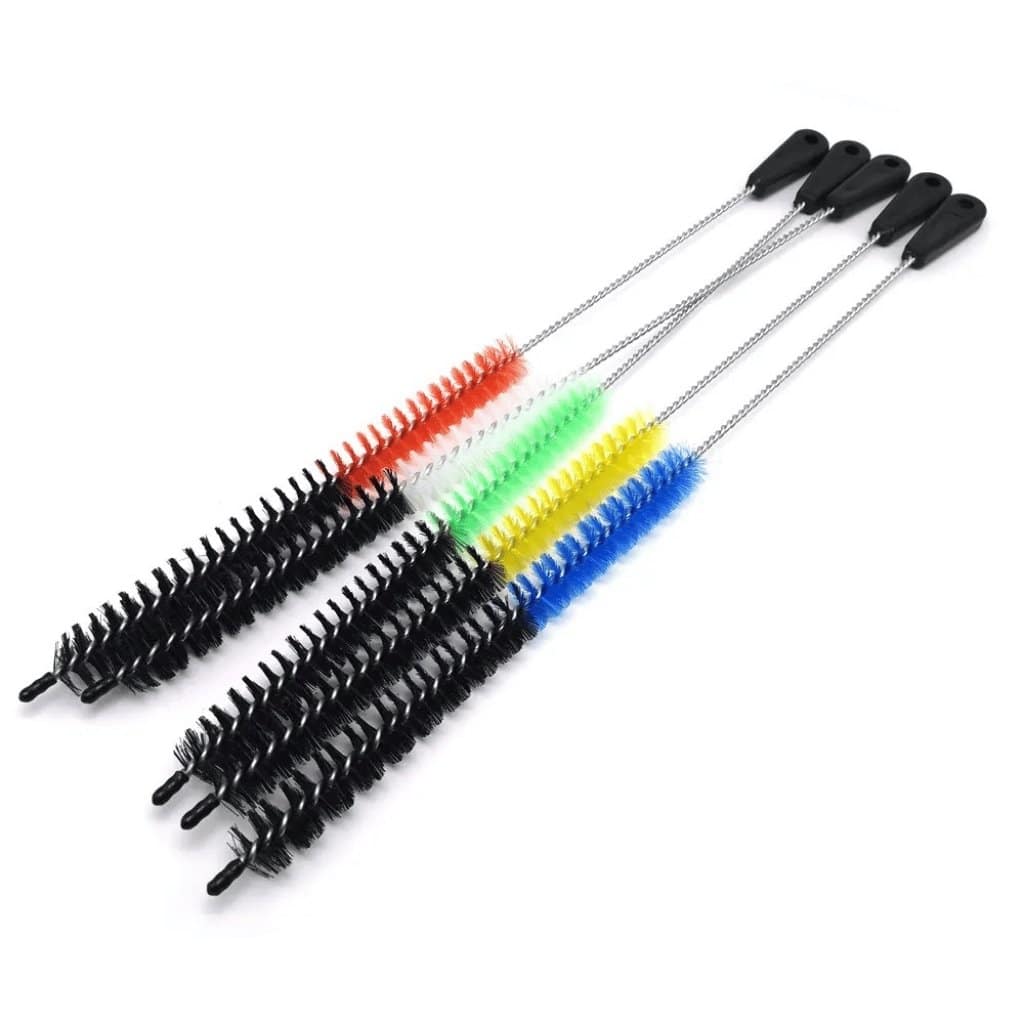 65 cm hookah stem cleaning brush with flexible metal core and loop handle